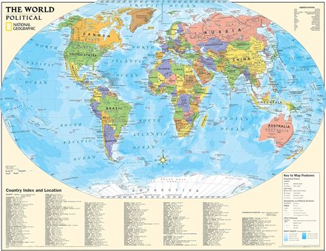 National Geographic World Map for Kids 的图像结果
