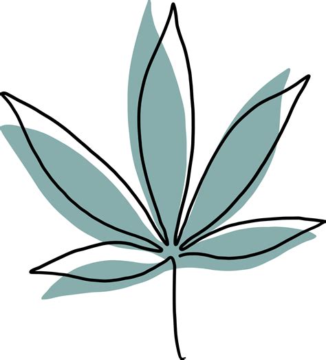 How To Draw Weed Leaf