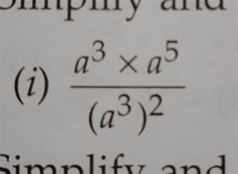 Simplify and write in exponential form:please give me answer and take ...