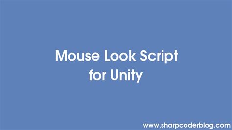Unity Mouse Script Official 的图像结果
