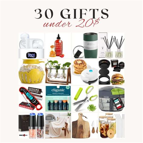 30 Budget-Friendly Gifts Under $20 for Everyone on Your List!