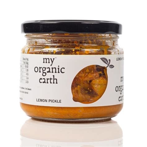 My Organic Earth - Organic Lemon Pickle(230 gms) | Certified Organic ...