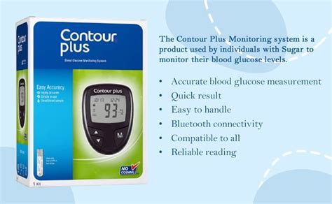 Contour Plus Glucometer with 25 Strips