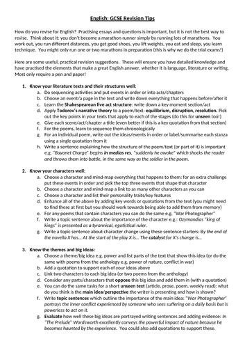 Image result for GCSE Revision Tips