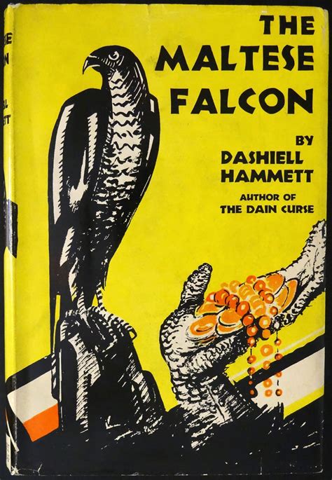 "The Maltese Falcon" by Dashiell Hammett. New York: Grosset & Dunlap ...