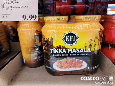 1720674 KFI TIKKA MASALA SAUCE 2 650 mL 9 99 - Costco East Fan Blog