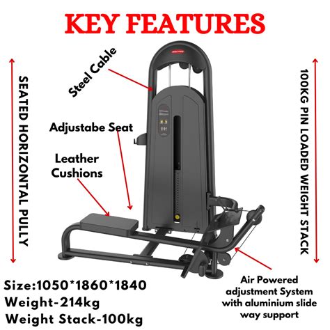 Seated Horizontal Pully Gym Machine [BK-012A] – EnergieFitness