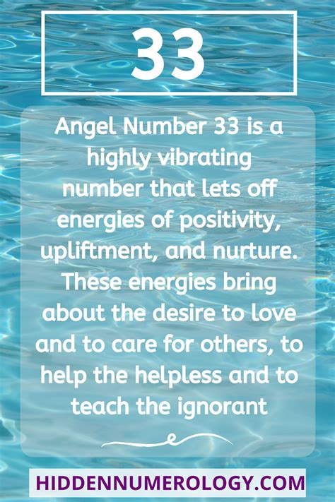 Meaning Qualities of influence and spiritual dominance 33 Angel Number ...