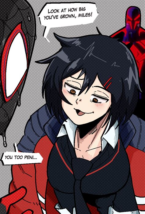 peni parker, spider-man, and spider-man (marvel and 3 more) drawn by ...
