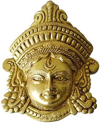 Buy GURU JEE™ Brass Durga MATA Face Statue MATA Rani Ma Durga Wall ...