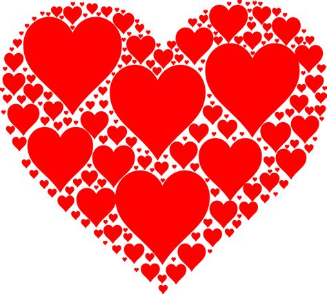Clipart - Hearts In Heart