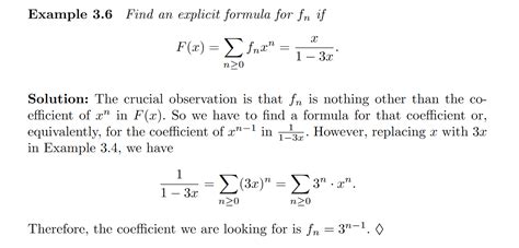 Image result for Generating Function 1 X