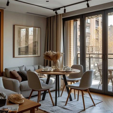 Maximizing Space in Your Small Living Room with a Dining Table • ArtFasad