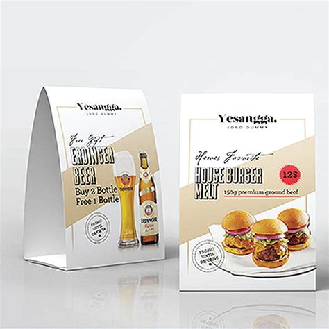 Custom Printed Table Tents
