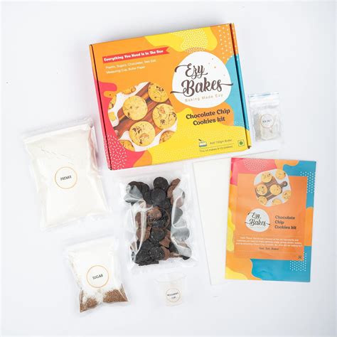 Ezy Bakes Chocolate Chip Cookies Kit | DIY Baking Kit | All Inclusive ...