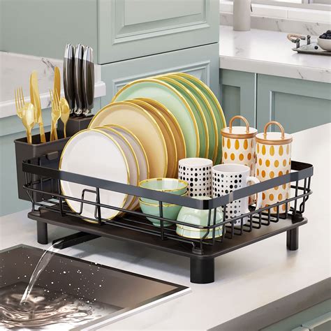 Iron Dish Drying Rack wit...B0BK179KPS | Encarguelo.com.ve