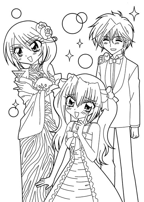 Free Anime Coloring Sheets - Free Printable Templates