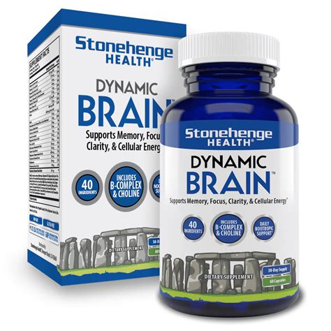 Stonehenge Health Dynamic Brain Supplement - Memory, Focus, & Clarity ...