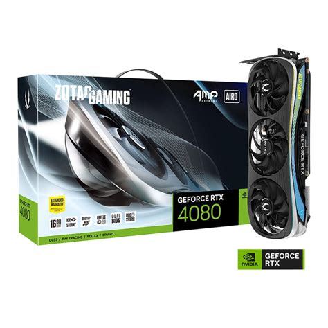 Buy Zotac NVIDIA GeForce RTX 4080 AMP Extreme AIRO Triple Fan 16GB ...