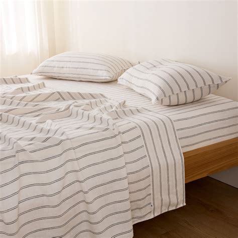 Eve Linen - Jarvis Stripe Bed Sheets | Sheet Society