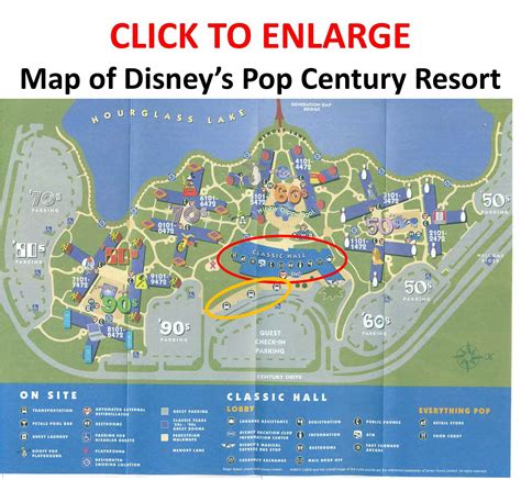 Theming and Accommodations at Disney's Pop Century Resort ...