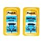 Post-it 'Initial Here' Message Flags, 1" Wide, Blue, 100 Flags/Pack ...