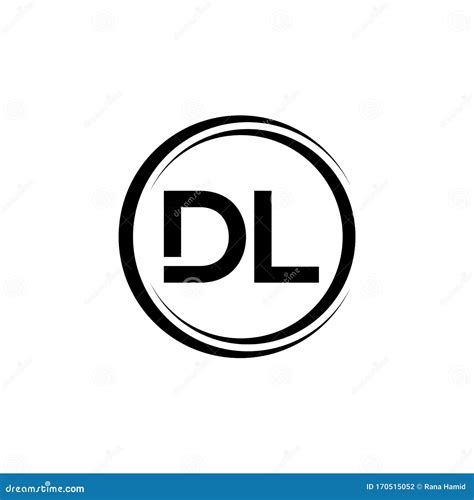 Ilustración de Vector De Diseño De Logotipo De Letra Dl Inicial Con ...