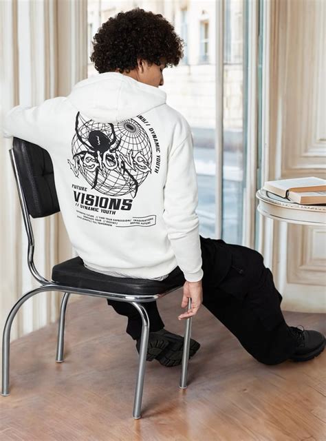 Buy Men Back Printed Hooded Sweatshirt Online at just Rs. 1399.0 ...