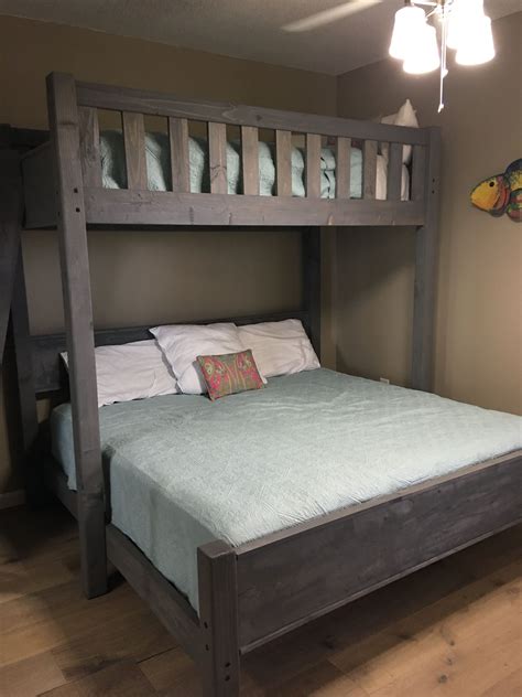 Custom bunk bed in twin over king or twin over queen. At ...