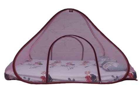 Sukoon Folding Mosquito Safety Net for Single Bed | 4 Feet X 7 Feet ...