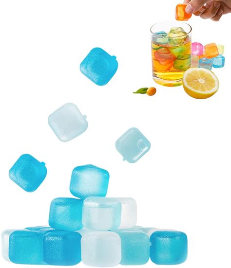 Ezee Freeze Reusable Ice Cubes, Ezeefreeze Cubes, Ezee Freeze Ice Cubes, Reusable Square Plastic ...