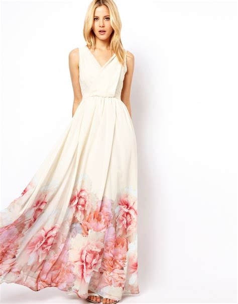 Buy floral long dresses for wedding - In stock
