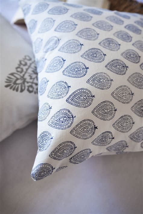 Tecca Block Printed Cushion Cover