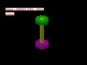 Gears dwg projesi - Autocad Projeler