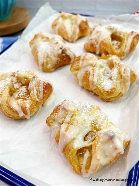 Apple Danish with Puff Pastry - Walking On Sunshine Recipes