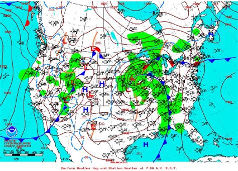 Image result for How to Read a Weather Map