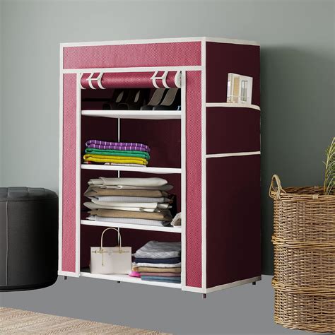 GTC® Collapsible Portable Foldable Wardrobe Storage Shelves Organizer ...