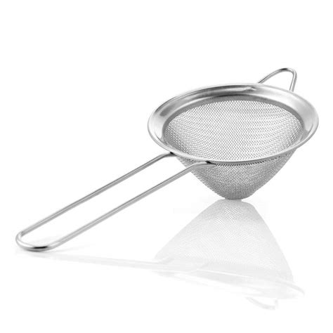 NJ Cocktail Strainer Stainless Steel Fine Mesh Strainer, Food Strainers ...