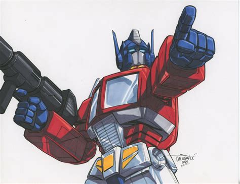 Optimus Prime by Scott Dalrymple | Transformers optimus, Optimus prime ...