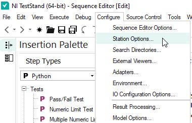 teststand python 的图像结果