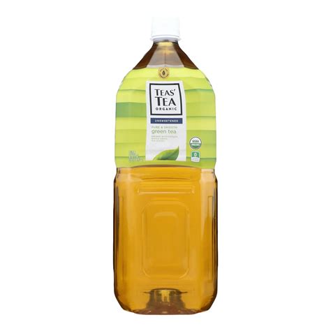 Teas' Tea Organic Pure & Smooth Green Tea Unsweetened - 2 Liter Pack of 2 - Walmart.com