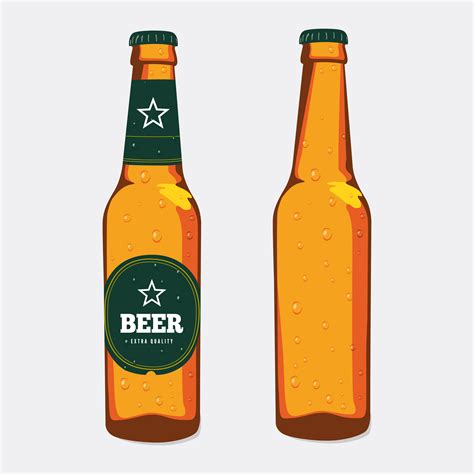 Brown Beer Bottle Clip Art