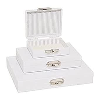 Ted Pella 2302-1-CS PELCO MicroSlide Storage Box for 100 Slide, White ...