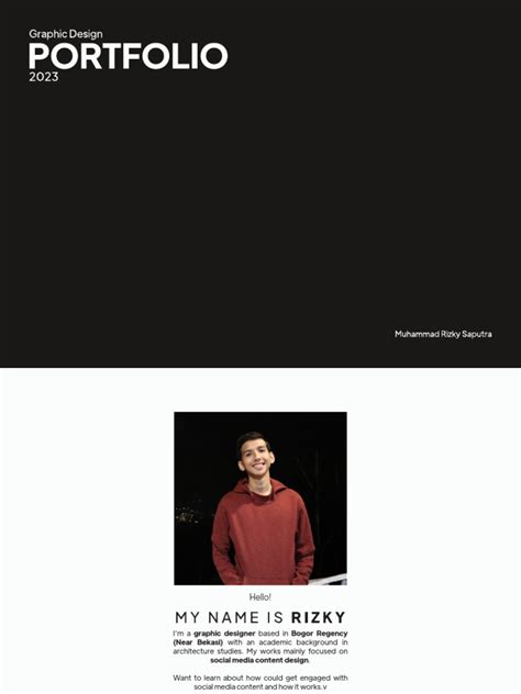 Portfolio Graphic Design Examples PDF 的图像结果