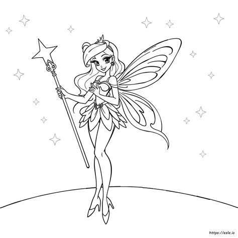 Dibujos Para Colorear De Stella De Winx Club