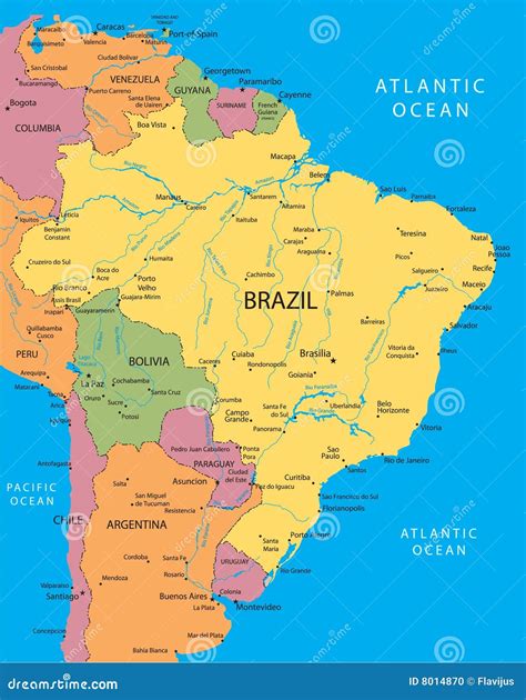 Brazil City Map