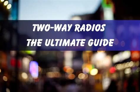Image result for How to Use Two Way Radios