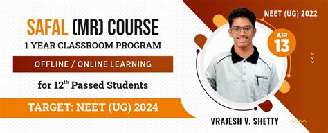 Resonance NEET, AIIMS Course for Repeater SAFAL (MR)