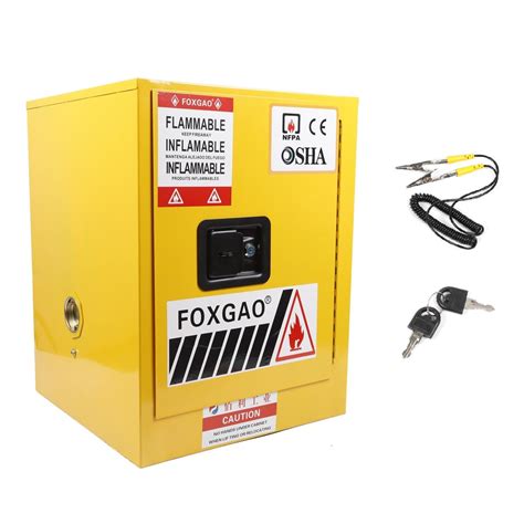 Buy HarBin-Star Flammable Liquid Storage Cabinet, 17" x 17" x 22 ...