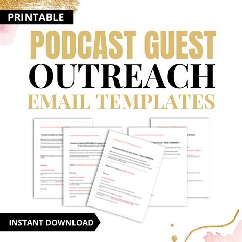 Podcast Outreach Template